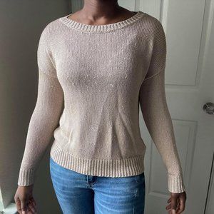 Tan Sweater with More Life Left Women's Fashion
